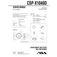 SONY CSPZ1040D Service Manual cover photo
