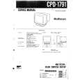 SONY CPD1791 Service Manual cover photo