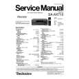 TECHNICS SAAX710 Service Manual cover photo