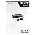 SONY TGR750 Service Manual cover photo