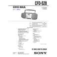 SONY CFDS28 Service Manual cover photo