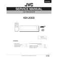 JVC KDLX333 Service Manual cover photo