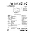 SONY PVM1350 Service Manual cover photo