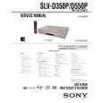 SONY SLVD550P Service Manual cover photo