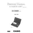 CASIO DX500BR Service Manual cover photo