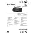 SONY CFDS23 Service Manual cover photo