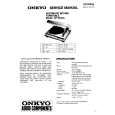 ONKYO CP-1033A Service Manual cover photo