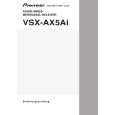 PIONEER VSX-AX5Ai Owner's Manual cover photo