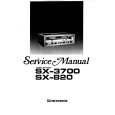 PIONEER SX-3700 Service Manual cover photo
