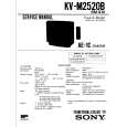 SONY KVM2520 Service Manual cover photo