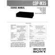 SONY CDP-M35 Service Manual cover photo