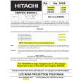 HITACHI 50V500A Service Manual cover photo