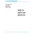 SENNHEISER MZS 16 MZW 426 MZW 816 Owner's Manual cover photo