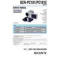 SONY DCRPC101 Service Manual cover photo
