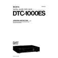 SONY DTC1000ES Owner's Manual cover photo
