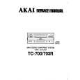 AKAI TC700 Service Manual cover photo