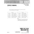 SONY CDX6061 Service Manual cover photo