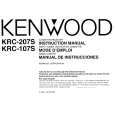 KENWOOD KRC207S Owner's Manual cover photo