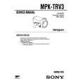 SONY MPK-TRV3 Service Manual cover photo
