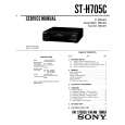 SONY ST-H705C Service Manual cover photo