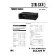 SONY STRGX40 Service Manual cover photo