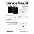 TECHNICS SB-RX70 Service Manual cover photo