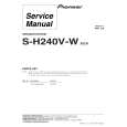 PIONEER S-H240V-W/SXTW/EW5 Service Manual cover photo