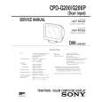 SONY CPDG200 Service Manual cover photo