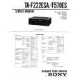 SONY TAF570ES Service Manual cover photo