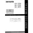 AIWA SXZ720 Service Manual cover photo