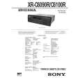 SONY XRC6090R Service Manual cover photo