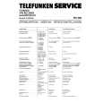 TELEFUNKEN RC300 Service Manual cover photo