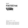 SONY PCM7030 Owner's Manual cover photo