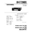 SONY XRC720RDS Service Manual cover photo