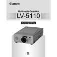 CANON LV-5110 Owner's Manual cover photo