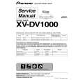 PIONEER XVDV1000 Service Manual cover photo