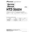 PIONEER HTZ-350DV/KUCXJ Service Manual cover photo