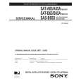 SONY SAT-A65 Service Manual cover photo