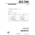 SONY MCEF89K Service Manual cover photo