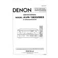 DENON AVR-1803 Service Manual cover photo