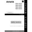 AIWA NSXA222U/LH Service Manual cover photo