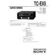 SONY TC-EX5 Service Manual cover photo