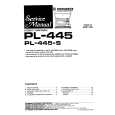 PIONEER PL-445 Service Manual cover photo