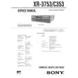 SONY XRC353 Service Manual cover photo