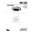 SONY WM-3300 Service Manual cover photo