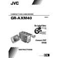 JVC GR-AXM40EG Owner's Manual cover photo