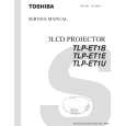 TOSHIBA TLPET1B Service Manual cover photo