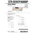 SONY STRDE597P Service Manual cover photo