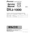 PIONEER DVJ-1000 Service Manual cover photo