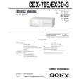 SONY CDX705 Service Manual cover photo